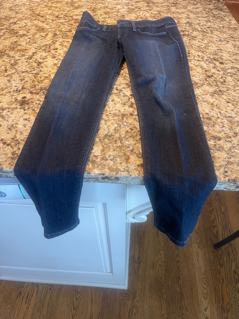 White House Black Market Dark Wash Blue Jeggings